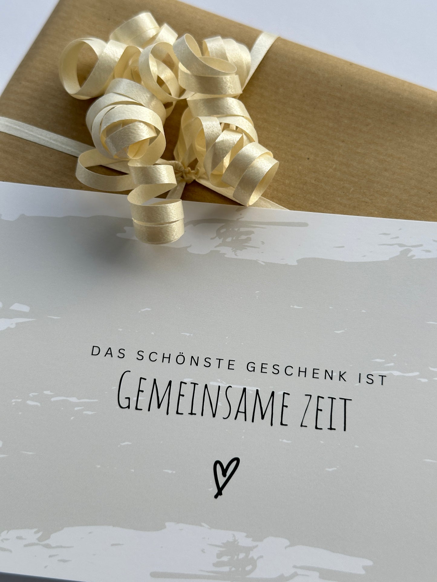 Geschenkkarte „GEMEINSAME ZEIT"