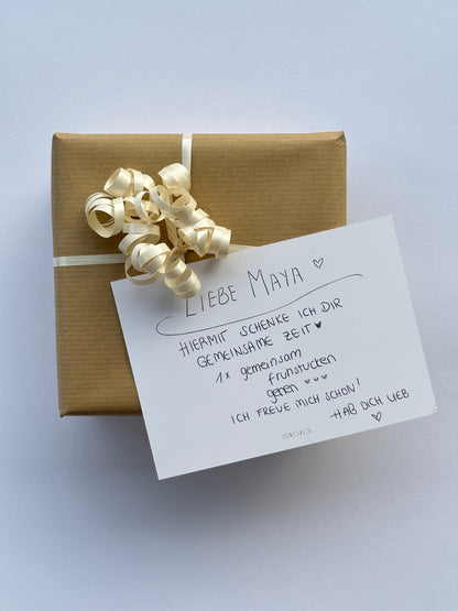 Geschenkkarte „GEMEINSAME ZEIT"