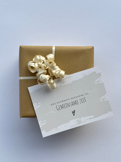 Geschenkkarte „GEMEINSAME ZEIT"
